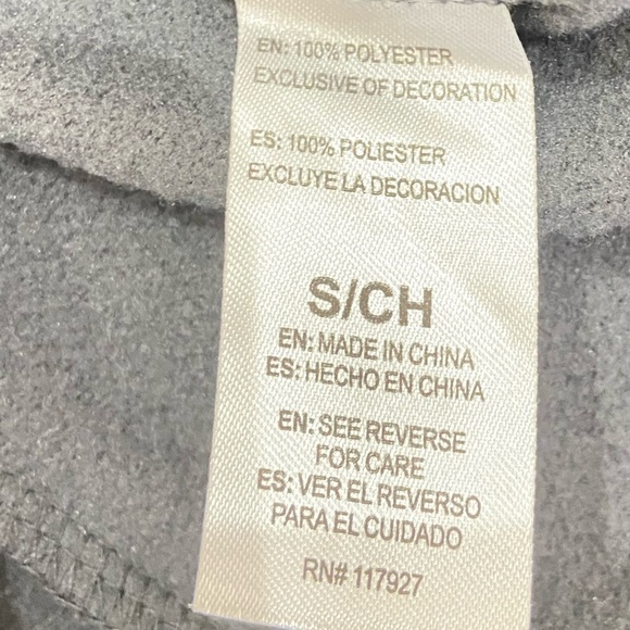 Head charcoal gray zip up big collar athletic jacket zippered pockets size small - Picture 11 of 11